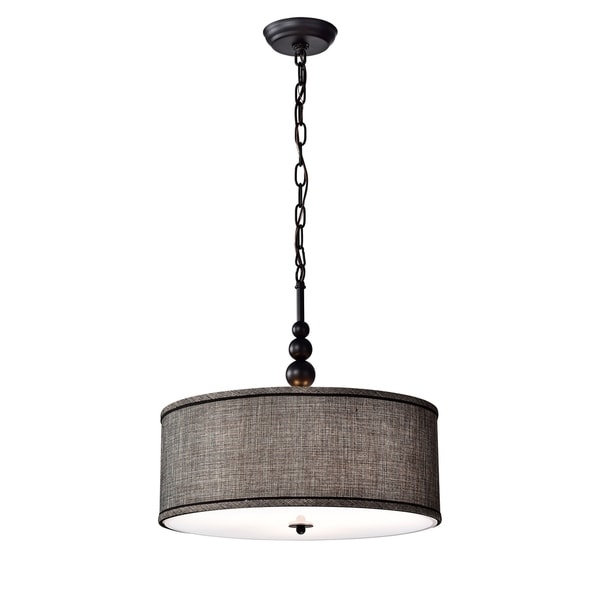 18 inch drum pendant light