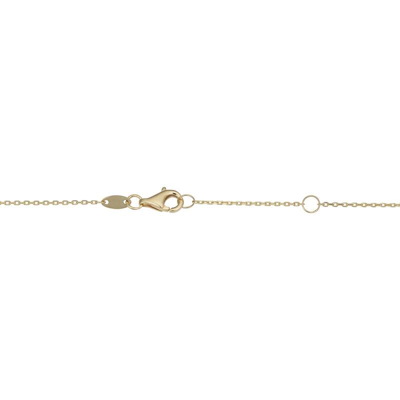 14k Two-Tone Gold Triple Butterfly Adjustable Length Anklet (adjusts to 9 or 10 inches)