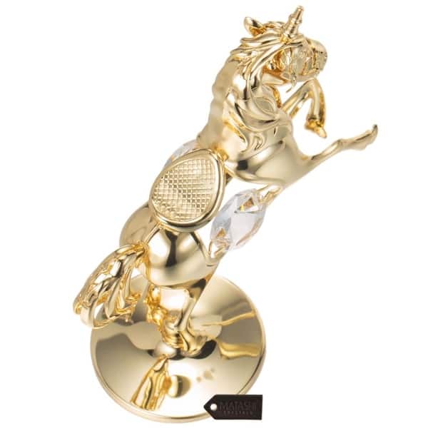Shop Crystal Studded Unicorn Ornament By Matashi Choose Gold Or
