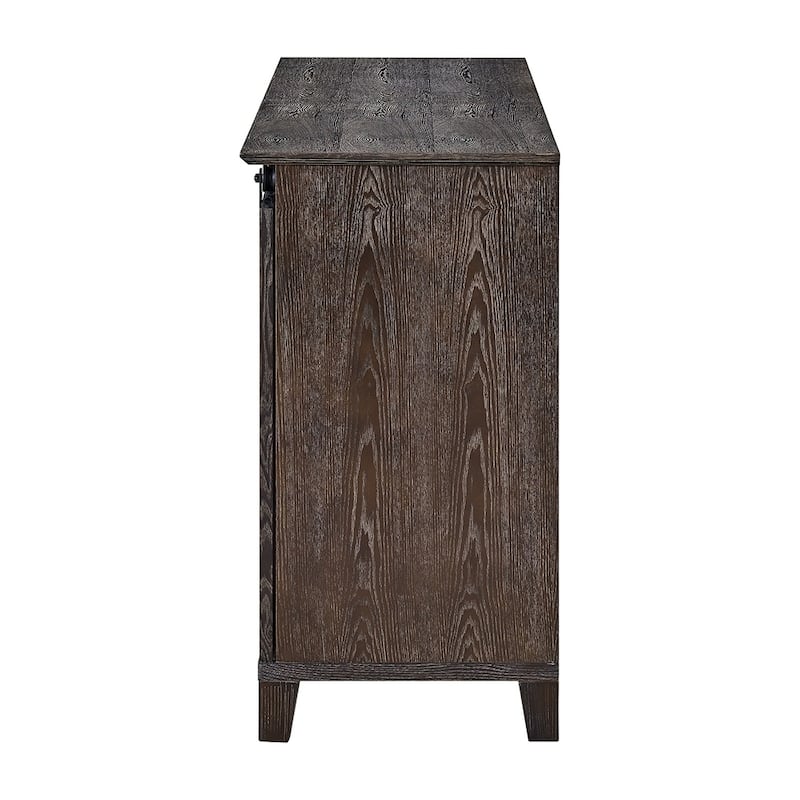 SEI Furniture Conway Barn Door Media TV Stand for TV's up to 50"