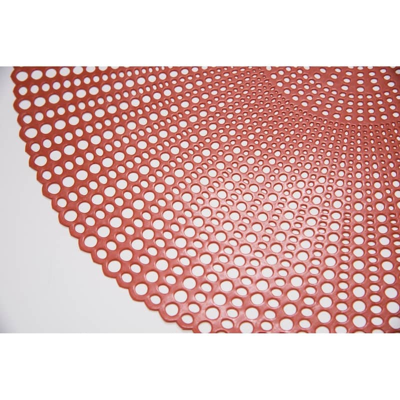 Brocade Placemat - 16-inches round - Spice