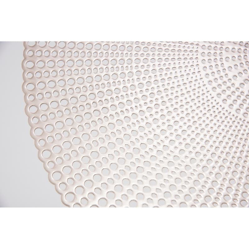 Brocade Placemat - 16-inches round - Champagne