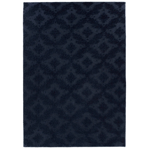 Charleston Navy Living Room Area Rug