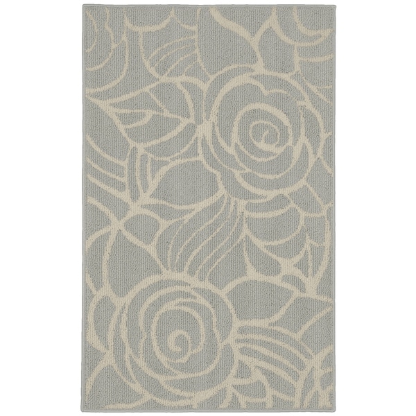Rhapsody Silver/Ivory Living Room Area Rug