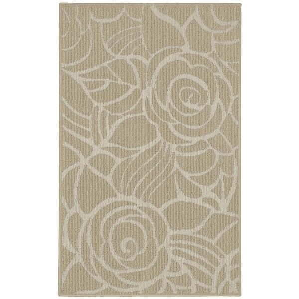 Rhapsody Tan/Ivory Living Room Area Rug