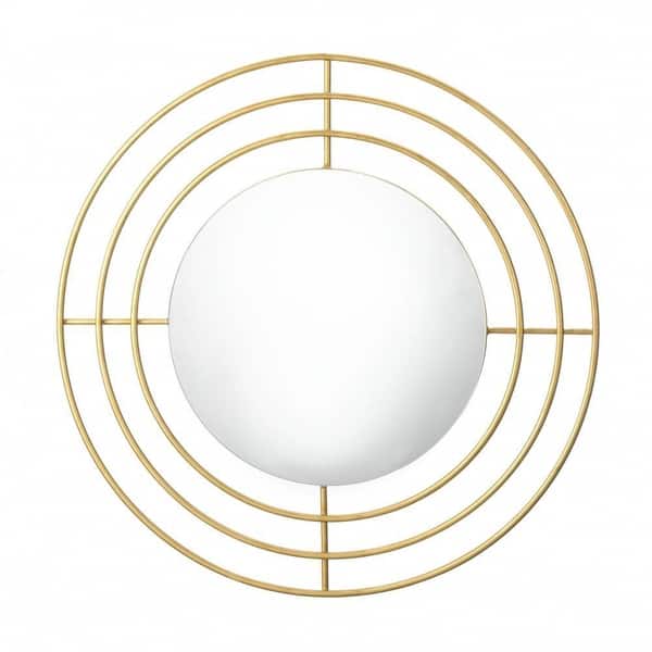 Shop Accent Plus Modern Contemporary Decorative Round Wall Mirror