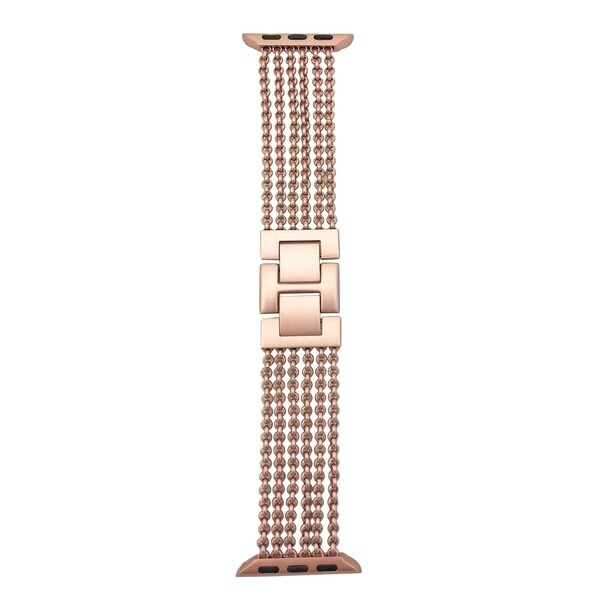 6 Row Chain Link Apple Watch Band in Rose Gold S/M - for 38/40mm