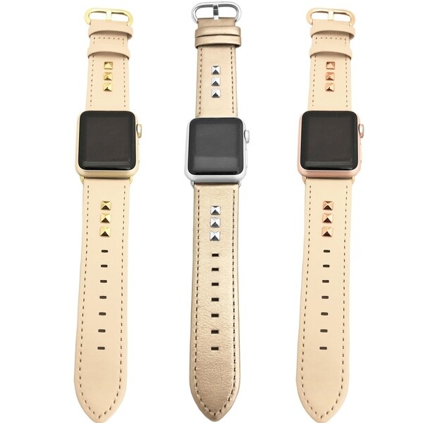 beige apple watch band