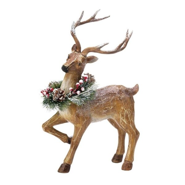 deer christmas figurines