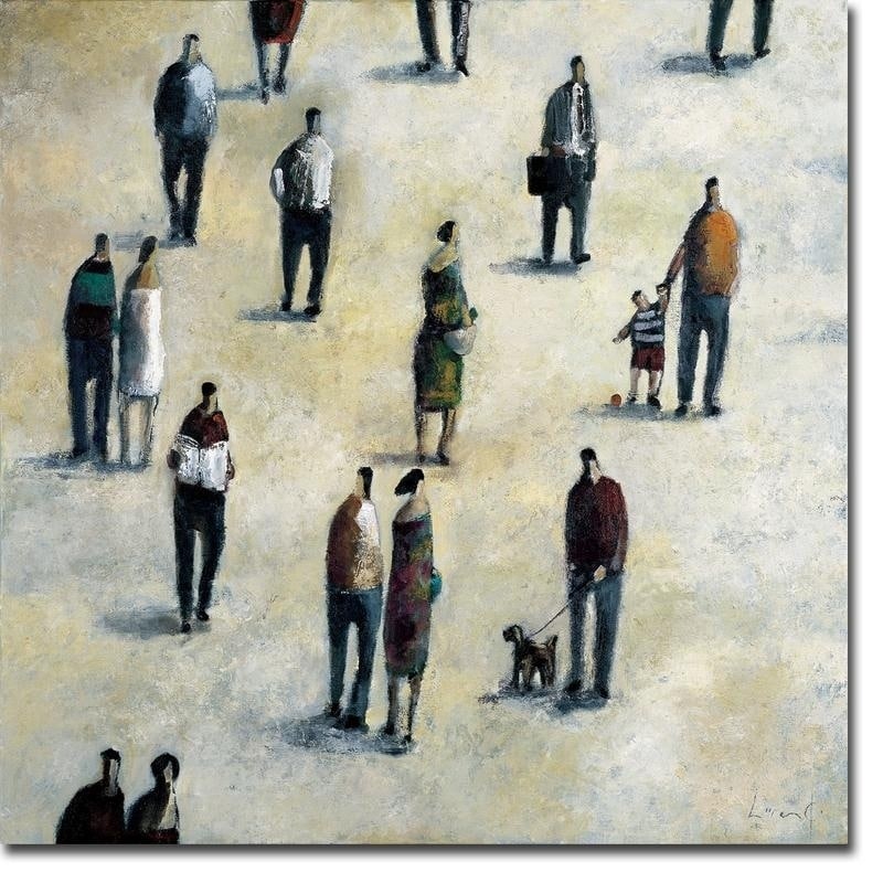 Paseo by Didier Lourenco Gallery Wrapped Canvas Giclee Art (30 in x 30 in,  Ready to Hang) Bed Bath  Beyond 25693499