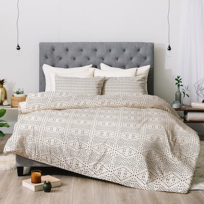 Deny Designs Black Dot 3-Piece Comforter Set