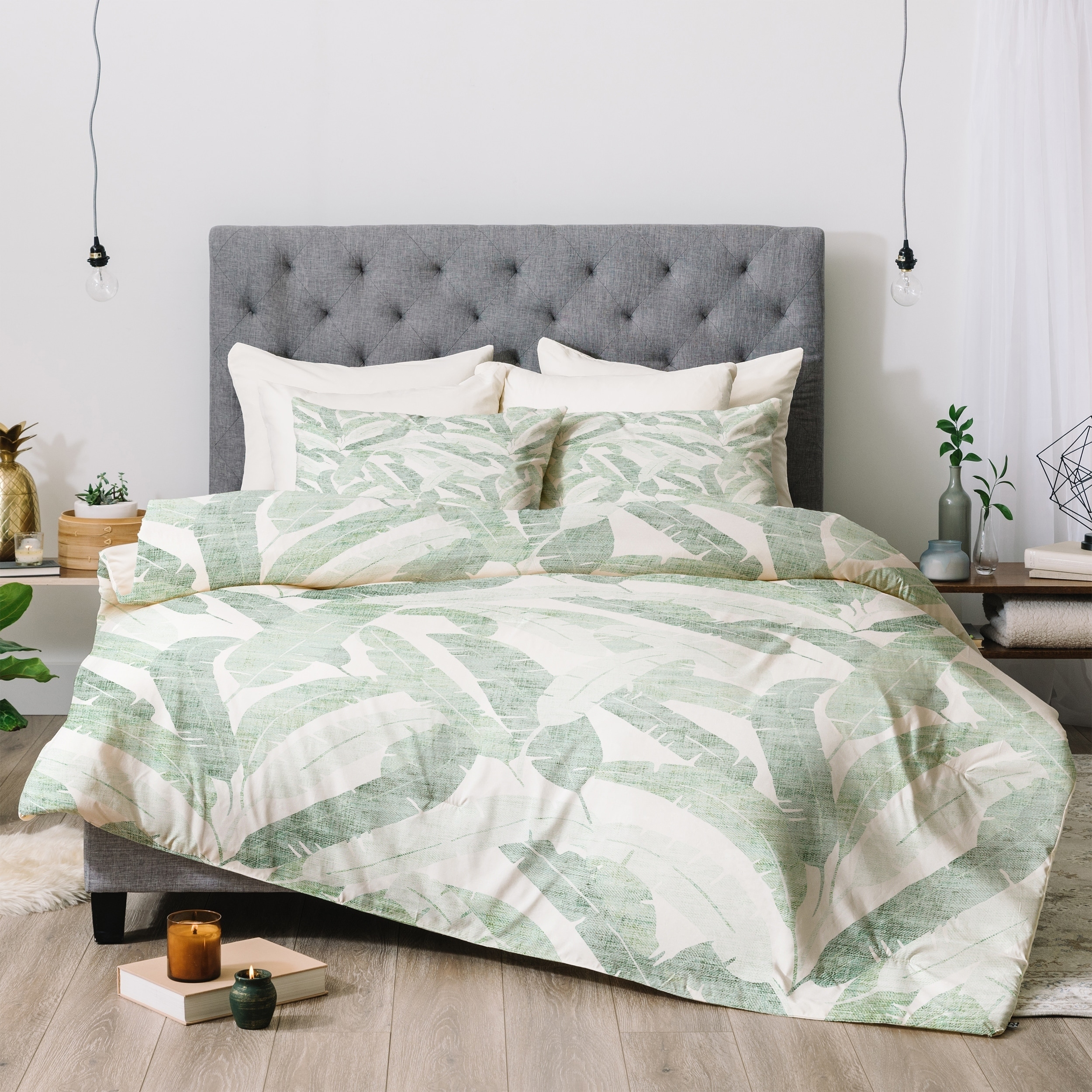 banana leaf bedspread