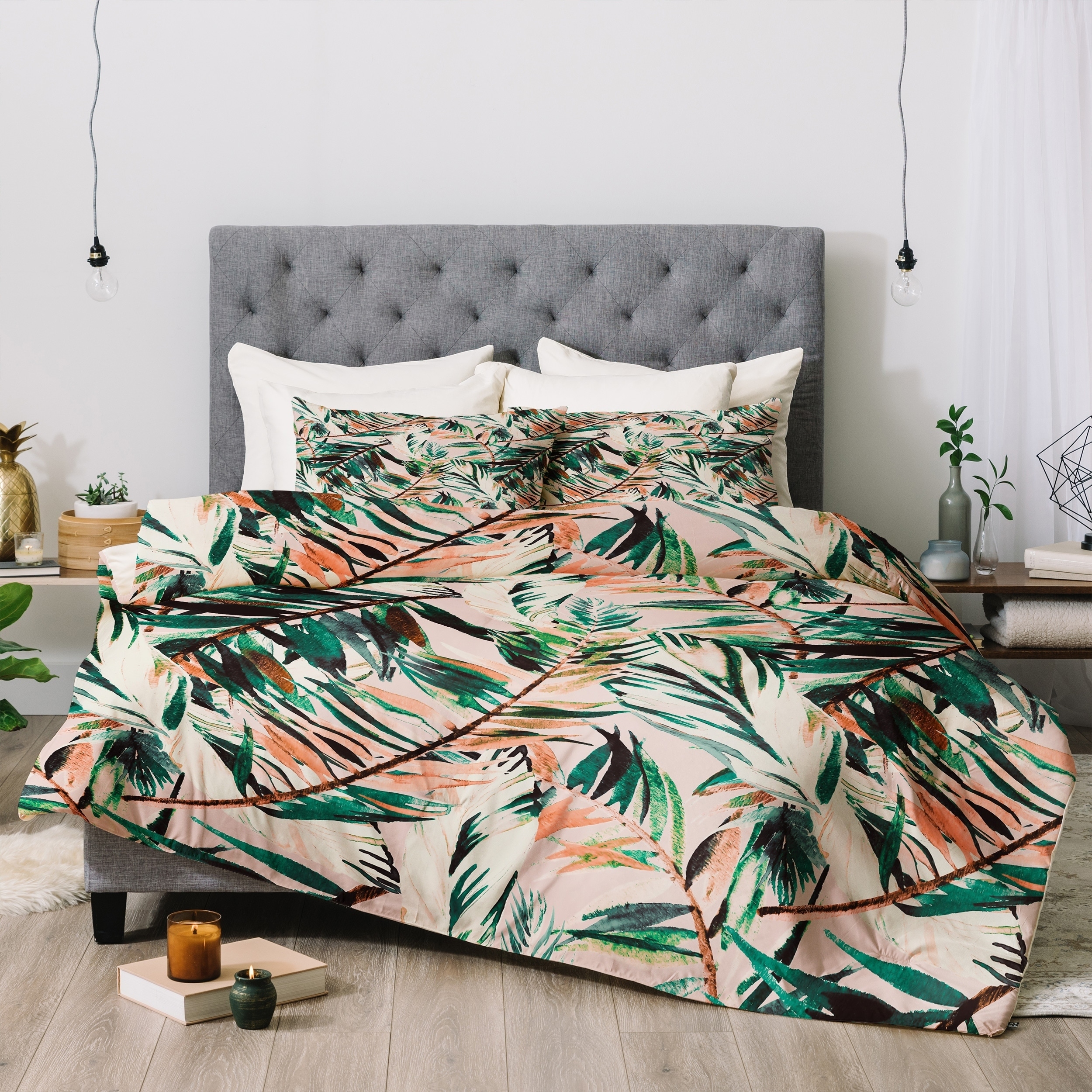 tropical comforter sets queen