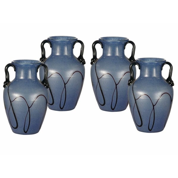 Shop Springdale 6 H Paulo 4 Piece Art Glass Vase Set On Sale