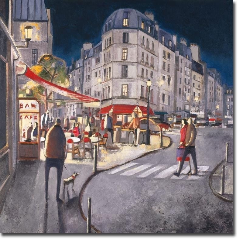Rendez-Vous a Paris (Meeting in Paris) by Didier Lourenco Gallery Wrapped  Canvas Giclee Art (30 in x 30 in, Ready to Hang) Bed Bath  Beyond  25697145