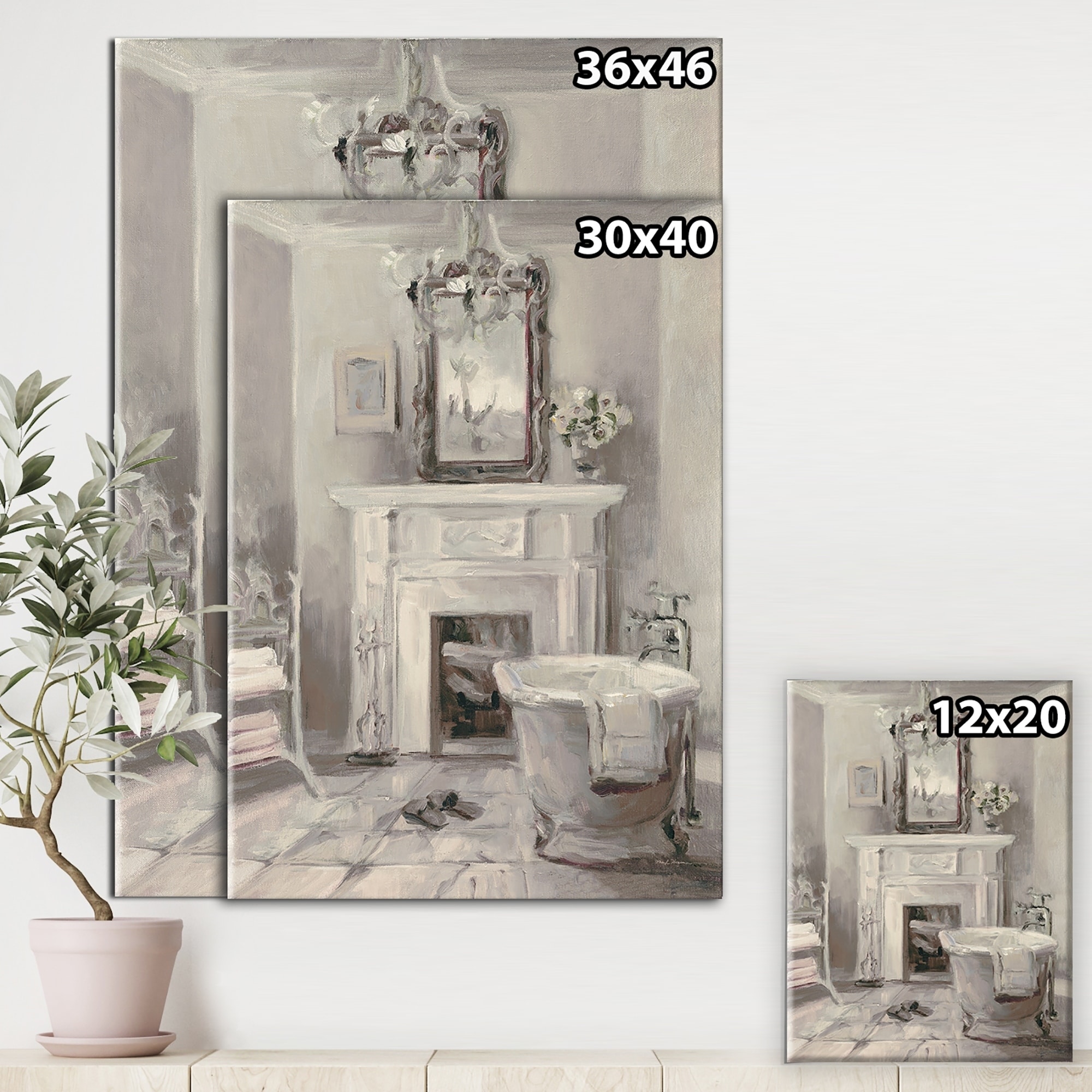 Designart French Bathroom Vintage I Traditional Designart French Bathroom Vintage