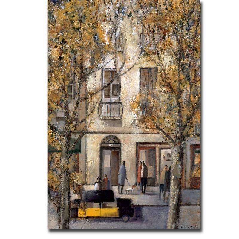 217 Barcelona by Didier Lourenco Gallery Wrapped Canvas Giclee Art (36 in x 24 in, Ready to Hang)