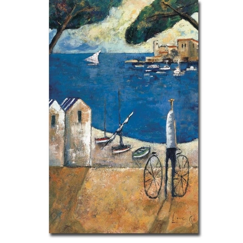Brisa Marina (Sea Breeze) by Didier Lourenco Gallery Wrapped Canvas Giclee  Art (35 in x 23 in, Ready to Hang) Bed Bath  Beyond 25707028