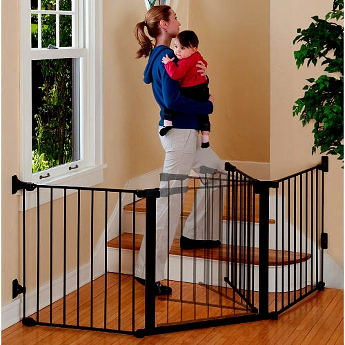 Shop Kidco Auto Close Configuregate Black Open Box Overstock