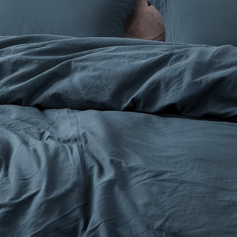 Natural Loft Oversized Comforter Set - Nightfall Navy