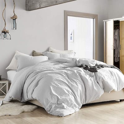 Natural Loft Oversized Comforter Set - Glacier Gray