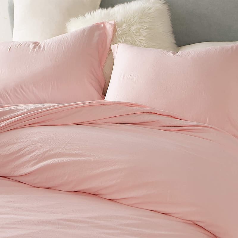Natural Loft Oversized Comforter Set - Rose Quartz