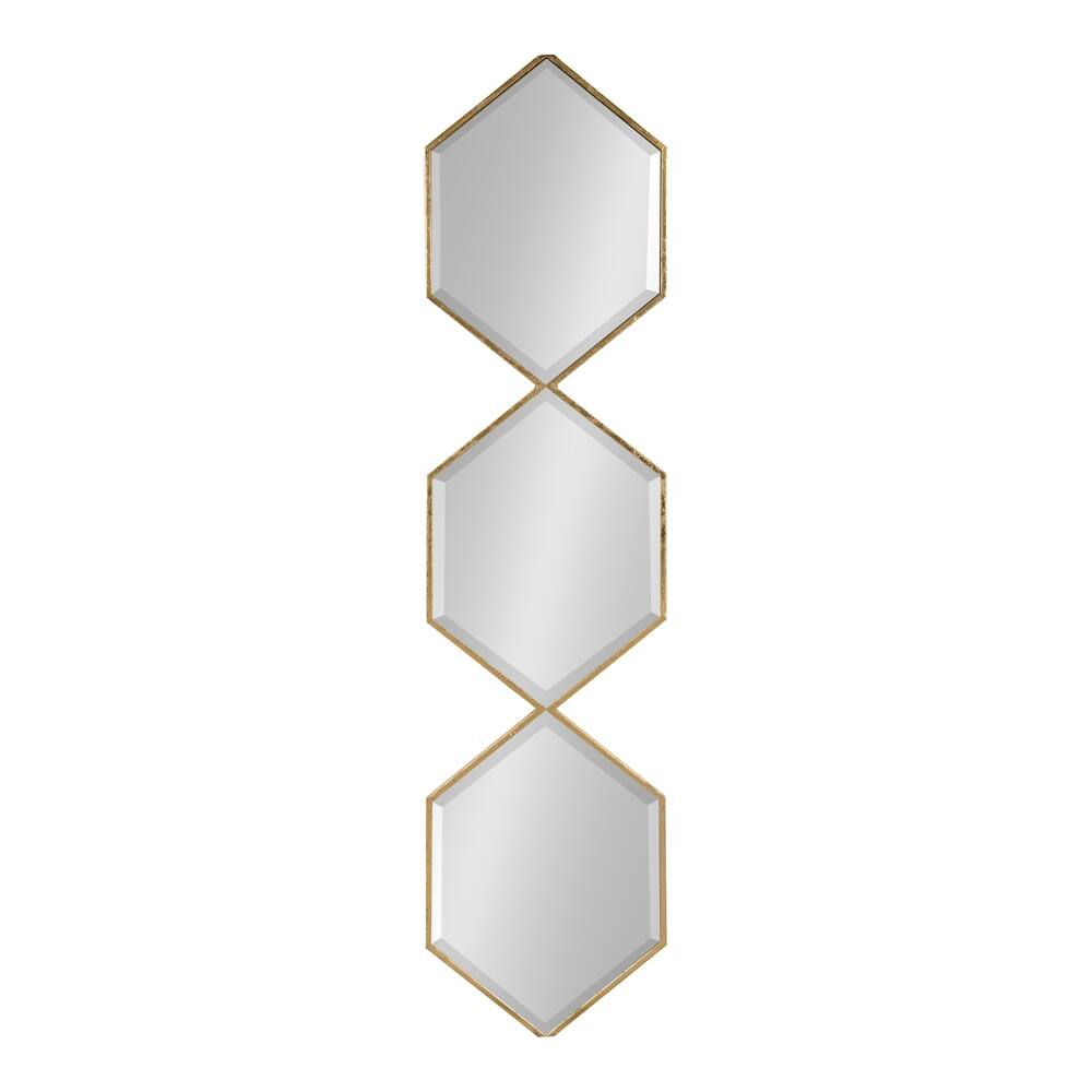 Kate and Laurel Roycen Metal Accent Wall Mirror - 10x42