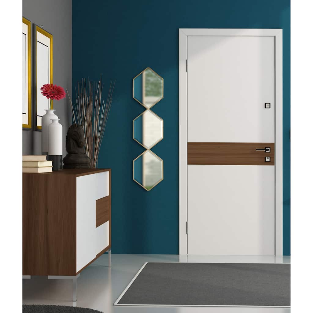 Kate and Laurel Roycen Metal Accent Wall Mirror - 10x42