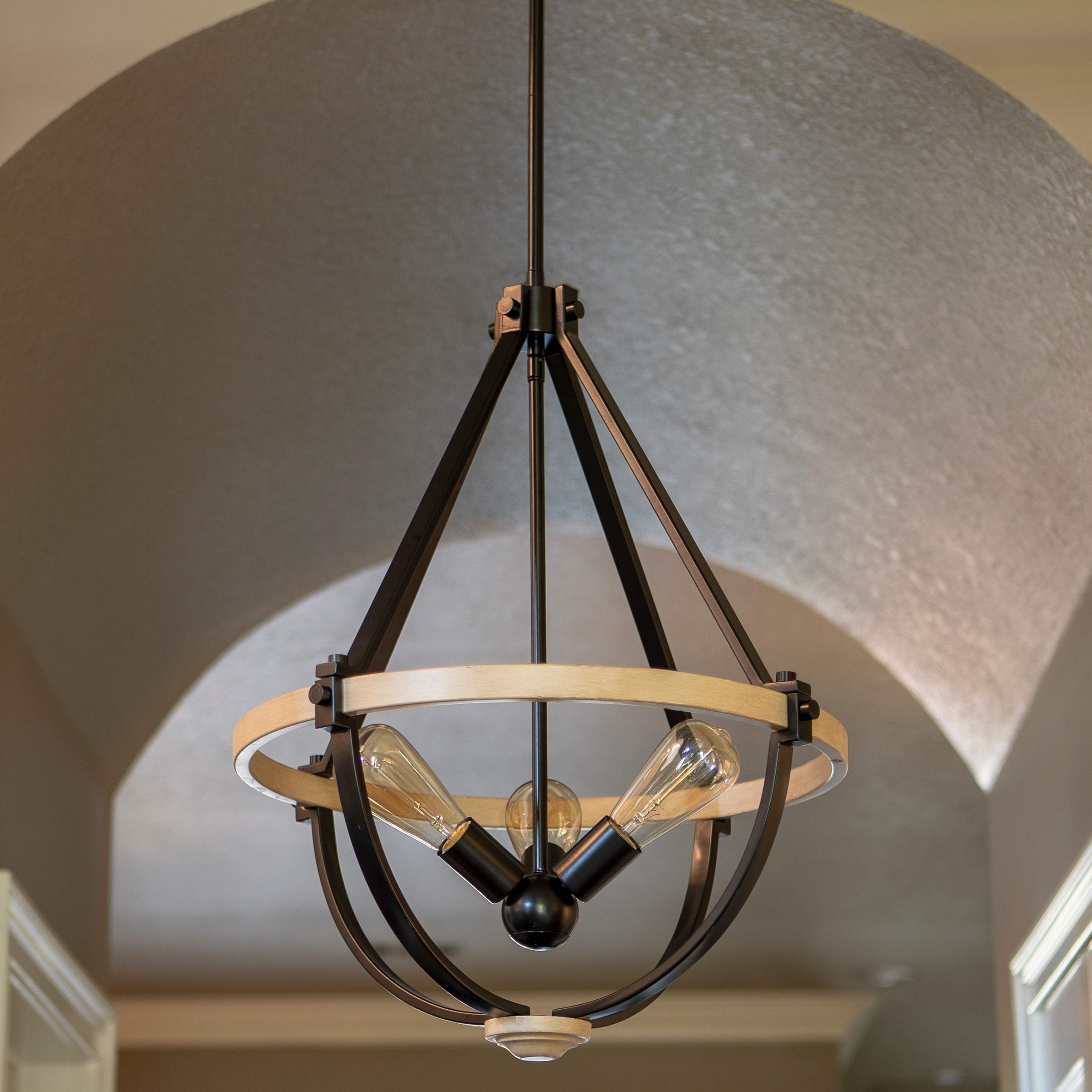 Tribecca 3 Light Multi Finish Pendant - Chandeliers For Bedrooms by Overstock.com