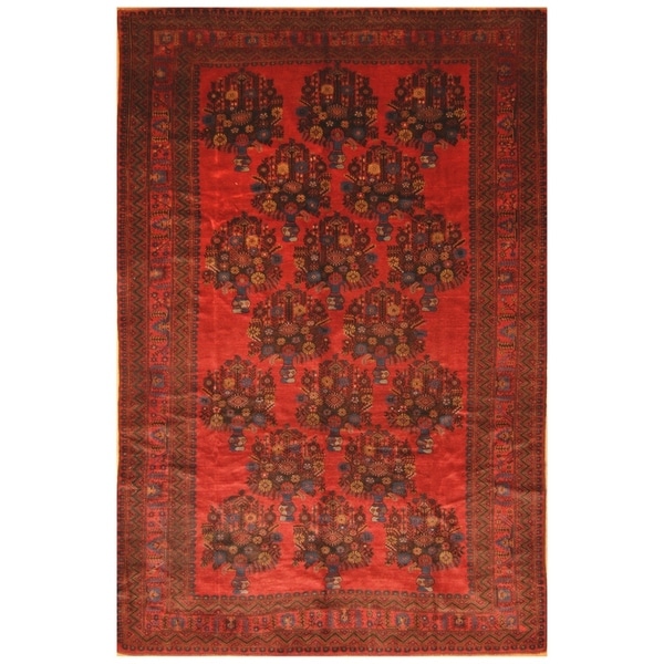 Handmade Balouchi Wool Rug (Afghanistan) - 7' x 10'5