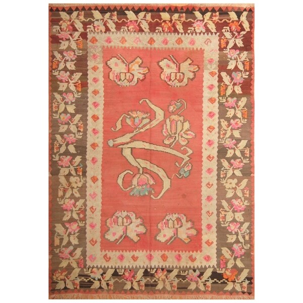Handmade Anatolia Wool Kilim (Turkey) - 7'8 x 10'8