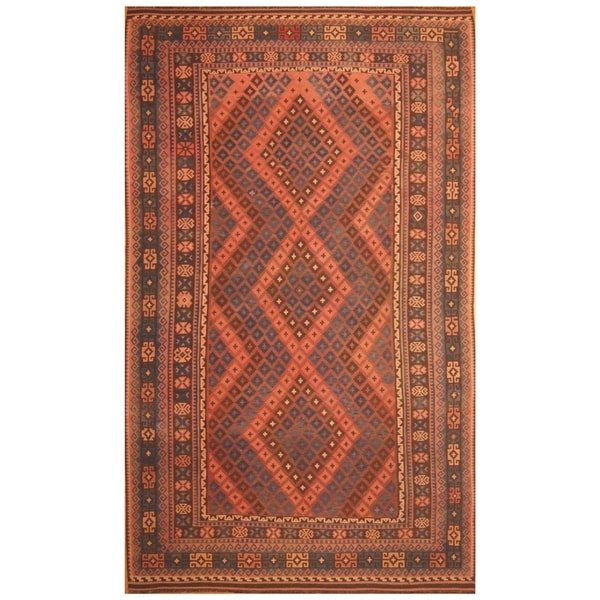 Handmade Mimana Wool Kilim (Afghanistan) - 8'2 x 13'6