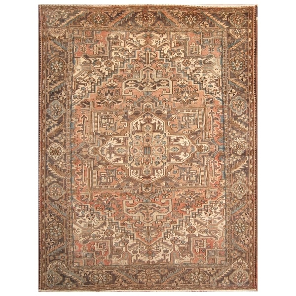 Handmade Heriz Wool Rug (Iran) - 9'2 x 11'10
