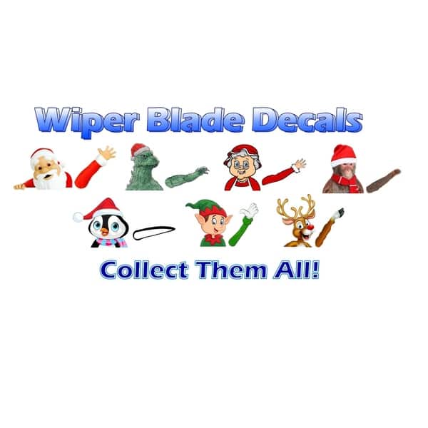 Shop Rear Vehicle Car Window Moving Animated Wiper Blade Tag Decal