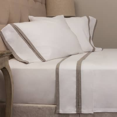 Grey Banded Sheet Set