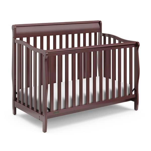 slide 2 of 25, Graco Stanton 4 in 1 Convertible Crib with Adjustable Height Mattress and Converts to Toddler Bed & Day Bed