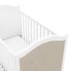 preview thumbnail 2 of 19, Graco Linden Tufted Upholstered 3-in-1 Convertible Crib with Adjustable Height Mattress and Converts to Toddler Bed & Day Bed