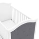 preview thumbnail 8 of 19, Graco Linden Tufted Upholstered 3-in-1 Convertible Crib with Adjustable Height Mattress and Converts to Toddler Bed & Day Bed