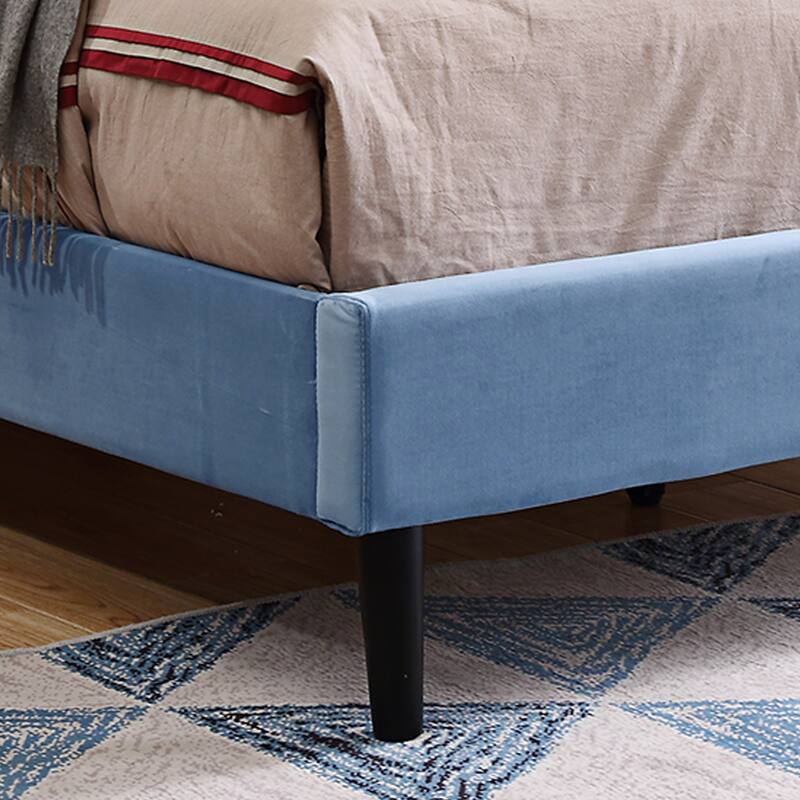 Furniture of America Tash Modern Tufted Fabric Kids Platform Bed