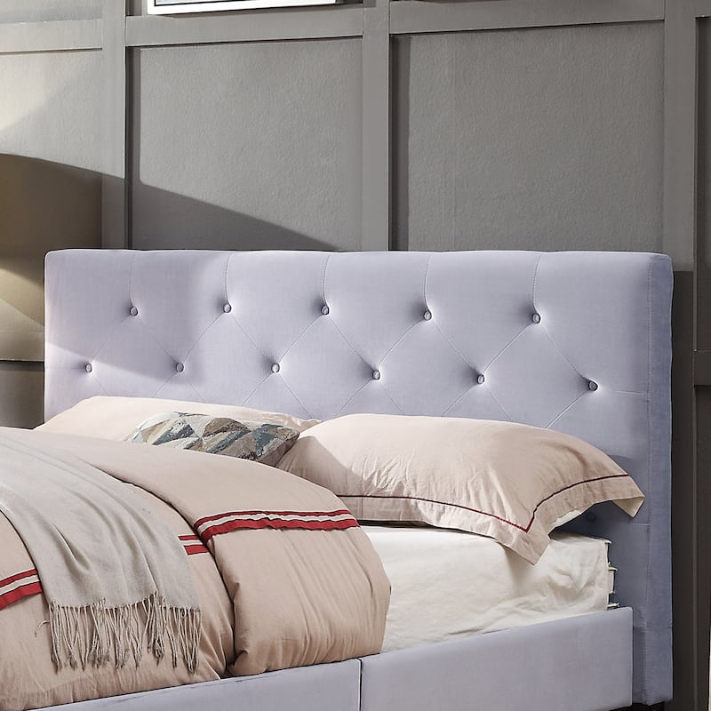 Furniture of America Tash Modern Tufted Fabric Kids Platform Bed
