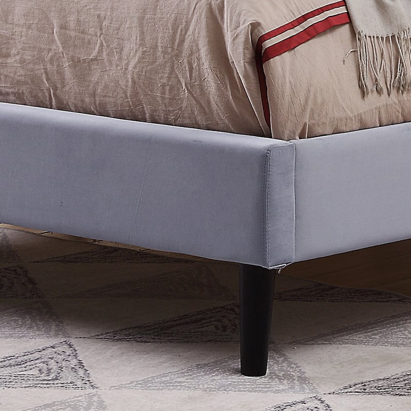 Furniture of America Tash Modern Tufted Fabric Kids Platform Bed