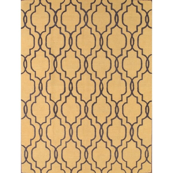 Oushak Agra Oriental Hand Tufted Wool Floral Area Rug - 8' X 11'