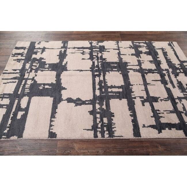 Moroccan Hand Made Traditional Oriental Area Rug Tribal Carpet - 5'1" x 7'10"