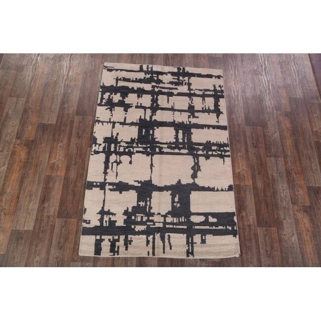 Moroccan Hand Made Traditional Oriental Area Rug Tribal Carpet - 5'1" x 7'10"