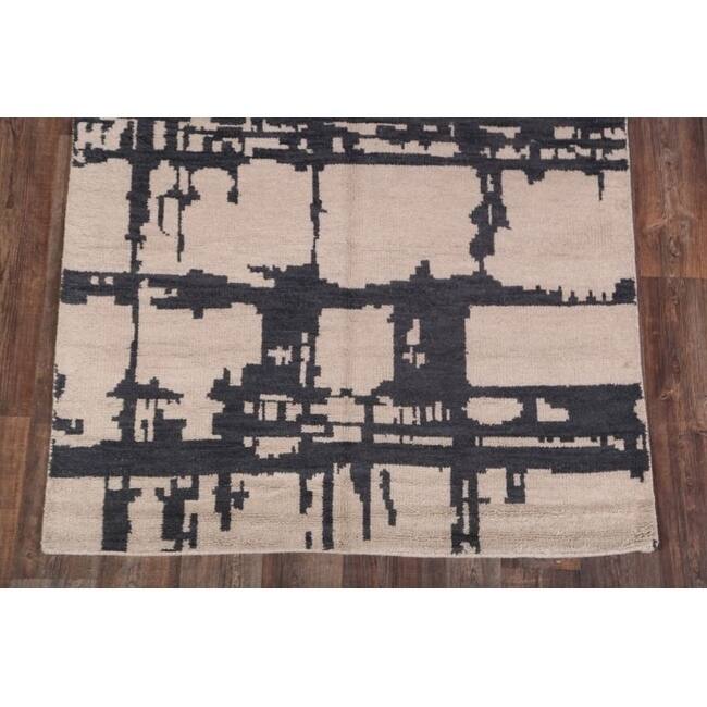 Moroccan Hand Made Traditional Oriental Area Rug Tribal Carpet - 5'1" x 7'10"