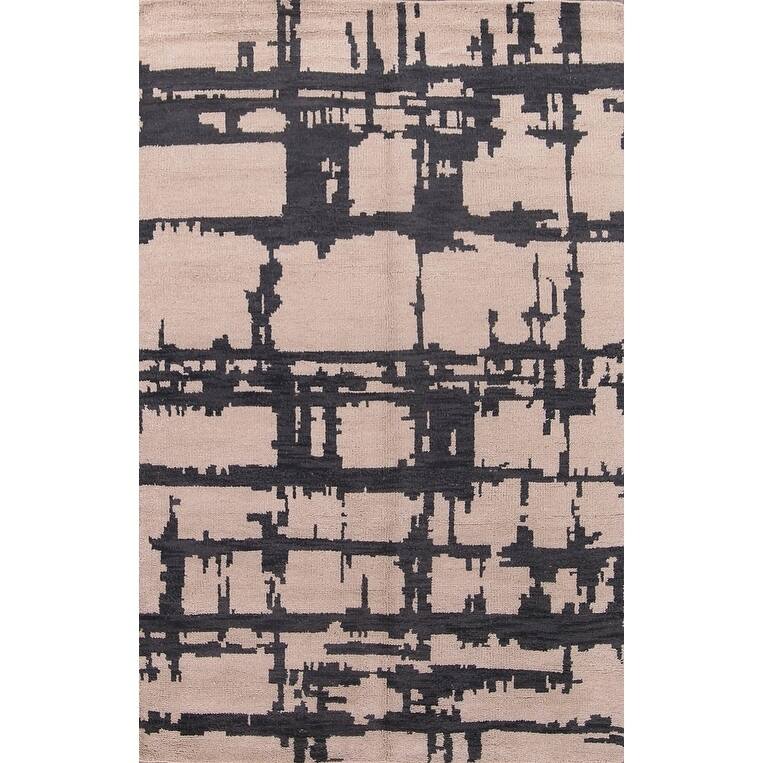 Moroccan Hand Made Traditional Oriental Area Rug Tribal Carpet - 5'1" x 7'10"