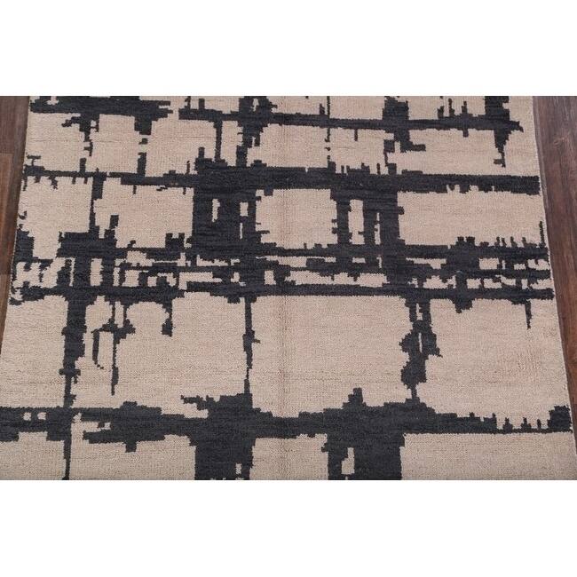 Moroccan Hand Made Traditional Oriental Area Rug Tribal Carpet - 5'1" x 7'10"