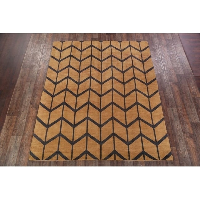 Hand Made Traditional Moroccan Trellis Oriental Area Rug - 9'11" x 8'2"