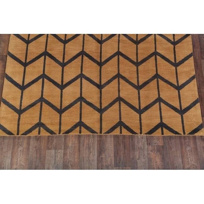 Hand Made Traditional Moroccan Trellis Oriental Area Rug - 9'11" x 8'2"