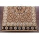 preview thumbnail 5 of 18, Kashan Hand Tufted Wool Floral Area Rug Oriental Brown - 7'2" x 10'2"